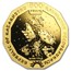 2012 Kazakhstan 1/4 oz Proof Gold 500 Tenge Year of the Dragon