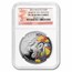 2012 Macau 1 oz Silver Year of the Dragon Colorized PF-70 NGC