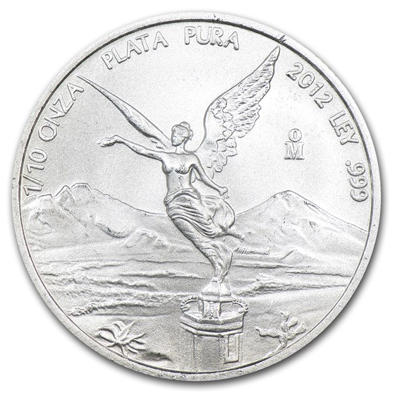 2012 Mexico 1/10 oz Silver Libertad BU 2012 Mexico 1/10 oz Silver Libertad BU