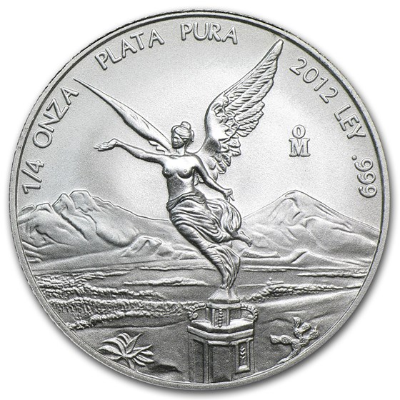 2012 Mexico 1/4 oz Silver Libertad BU 2012 Mexico 1/4 oz Silver Libertad BU