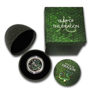 2012 Niue 1/2 oz Silver $2 Pearl Dragon (w/Dragons Egg Case) 2012 Niue 1/2 oz Silver $2 Pearl Dragon (w/Dragons Egg Case)