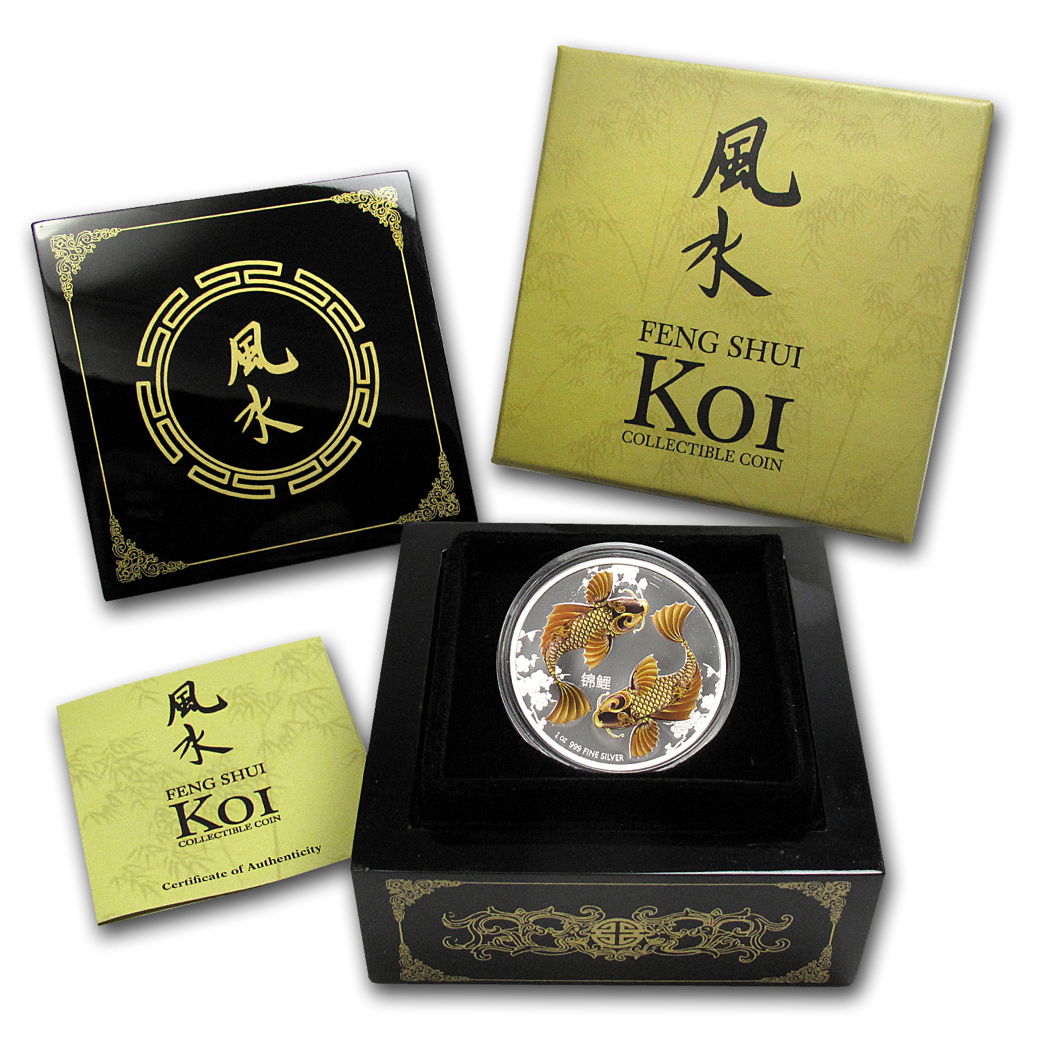 Buy 2012 Niue 1 oz Silver $2 Feng Shui Koi Fish (w/Box & COA) | APMEX