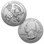 2012-P 5-Coin 5 oz Silver Burnished ATB Set (w/Box & COA)