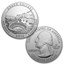 2012-P 5-Coin 5 oz Silver Burnished ATB Set (w/Box & COA)