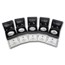 2012-P 5-Coin 5 oz Silver Burnished ATB Set (w/Box & COA)