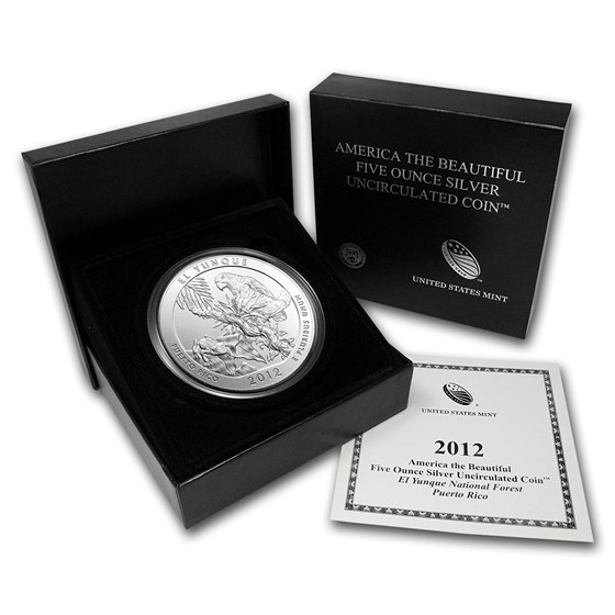 2012-P 5 oz Silver ATB El Yunque (w/Box & COA) 2012-P 5 oz Silver ATB El Yunque (w/Box & COA)