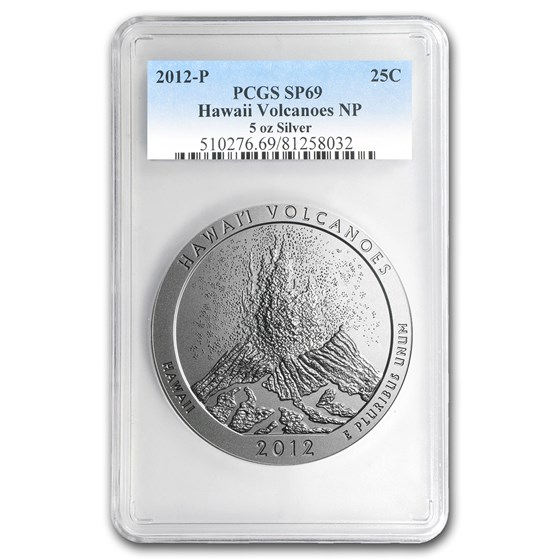 2012-P 5 oz Silver ATB Hawaii SP-69 PCGS 2012-P 5 oz Silver ATB Hawaii SP-69 PCGS