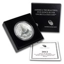 2012-P 5 oz Silver ATB Hawaii Volcanoes (w/Box & COA)