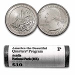 2012-P ATB Quarter Acadia Park 40-Coin Roll BU (Mint Wrapped)