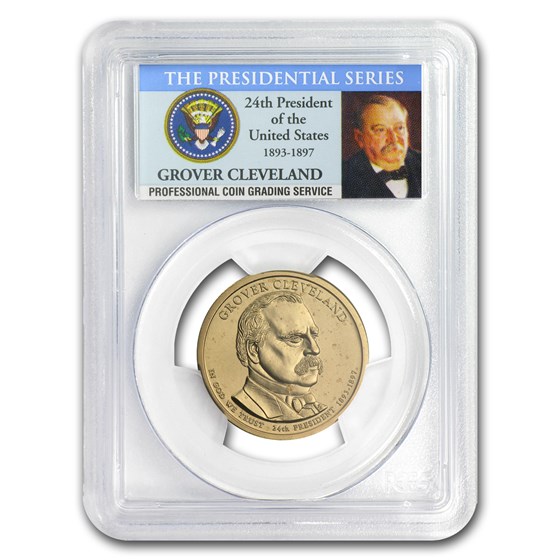 2012-P B Position Cleveland Presidential Dollar MS-67 PCGS (2nd)