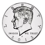 2012 P & D Kennedy Half Dollar 20-Coin Roll BU