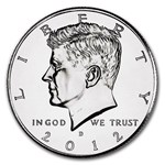 2012 P & D Kennedy Half Dollar 20-Coin Roll BU