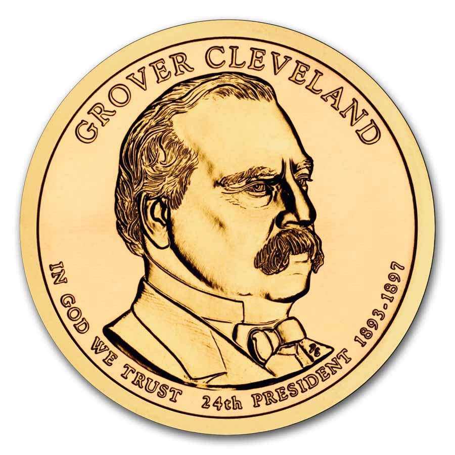 2012-P Grover Cleveland 25-Coin Presidential Dollar Roll BU (2nd)