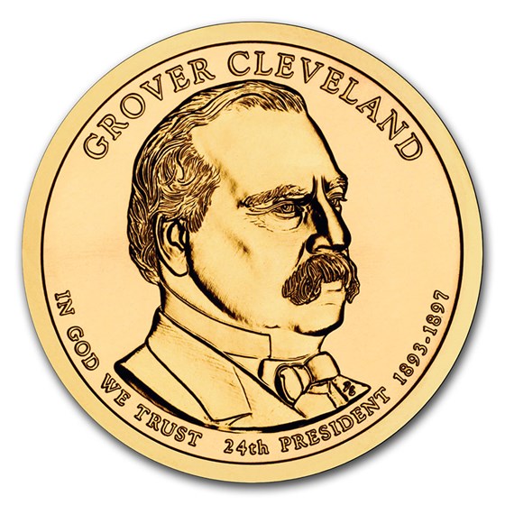 2012-P Grover Cleveland Presidential Dollar BU (2nd Term) 2012-P Grover Cleveland Presidential Dollar BU (2nd Term)