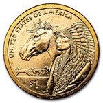 2012-P Native Amer $1 - 17th Century Trade Routes BU