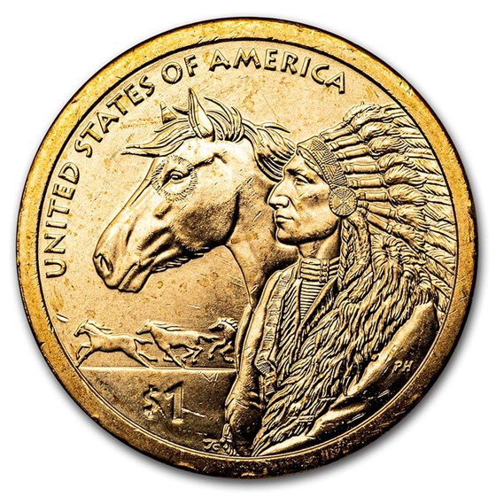 2012-P Native Amer $1 - 17th Century Trade Routes BU 2012-P Native Amer $1 - 17th Century Trade Routes BU