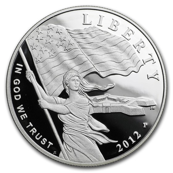 2012-P Star Spangled Banner $1 Silver Commem Proof (Capsule Only) 2012-P Star Spangled Banner $1 Silver Commem Proof (Capsule Only)