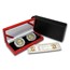 2012 Palau $5 Silver Year of the Dragon Proof Set (Gilded)