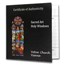 2012 Palau Silver $10 Holy Windows Vienna Votive Church