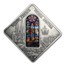 2012 Palau Silver $10 Holy Windows Vienna Votive Church