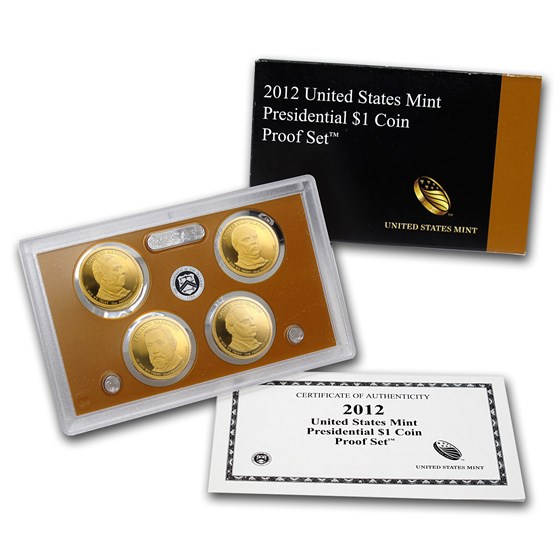 2012 Presidential Dollar Proof Set 2012 Presidential Dollar Proof Set