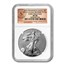 2012-S 2-Coin Prf Silver Eagle Set PF-70 NGC (ER/FR, 75th Anniv)
