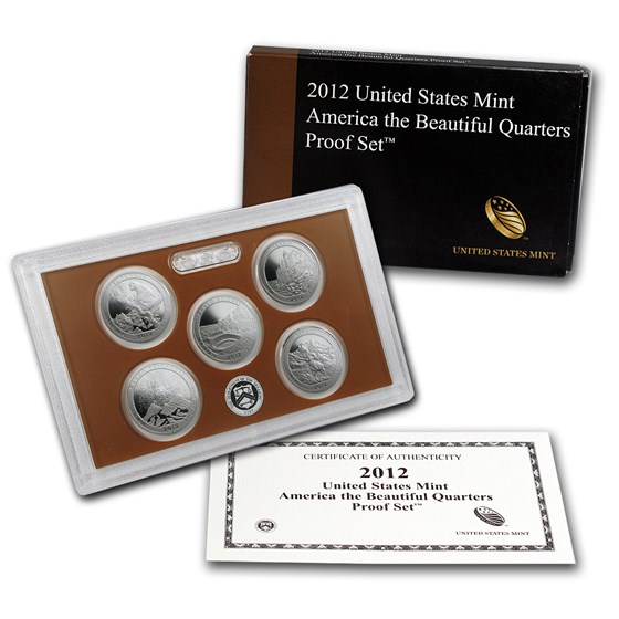 2012-S America the Beautiful Quarters Proof Set 2012-S America the Beautiful Quarters Proof Set