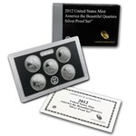2012-S America the Beautiful Quarters Silver Proof Set