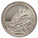 2012-S ATB Quarter Acadia National Park 40-Coin Roll Proof