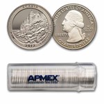 2012-S ATB Quarter Acadia National Park 40-Coin Roll Proof