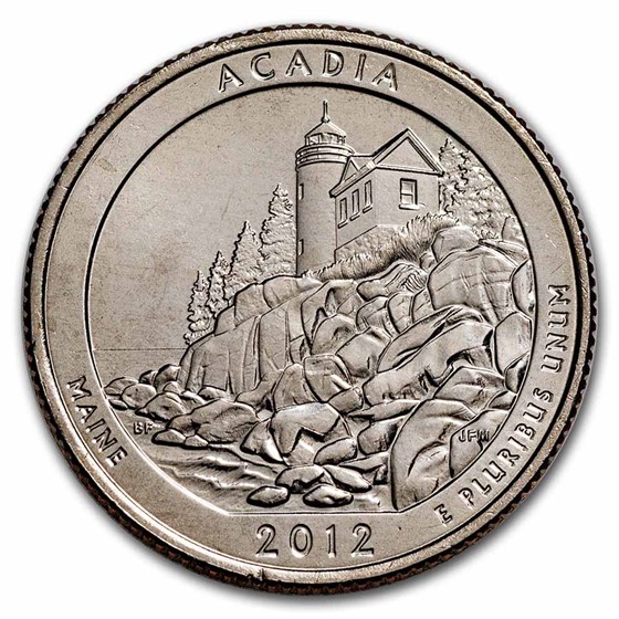 2012-S ATB Quarter Acadia National Park Proof 2012-S ATB Quarter Acadia National Park Proof