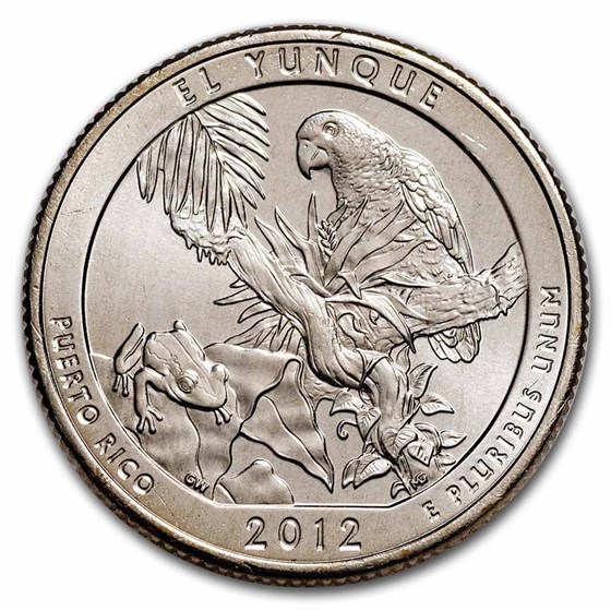 2012-S ATB Quarter El Yunque National Forest Proof 2012-S ATB Quarter El Yunque National Forest Proof