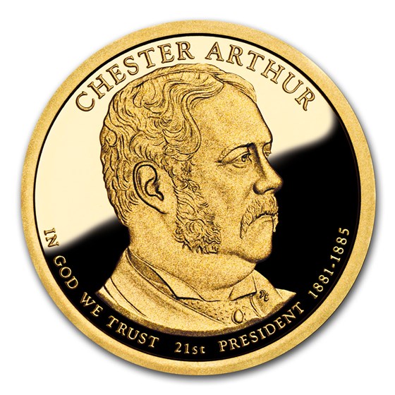 2012-S Chester Arthur Presidential Dollar Proof 2012-S Chester Arthur Presidential Dollar Proof