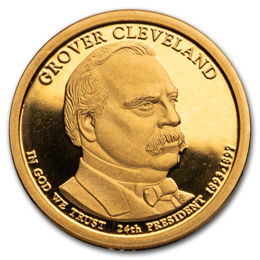 2012 P+D Grover Cleveland ~ Position A+B ~ Coins are from US Mint Rolls 24 