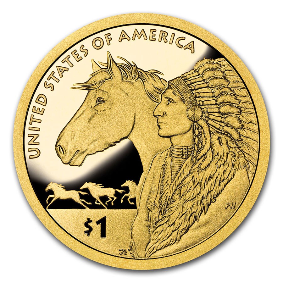 2012-S Native Amer $1 - 17th Century Trade Routes Gem Proof