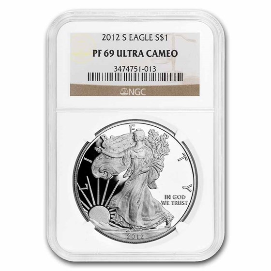 2012-S Proof American Silver Eagle PF-69 NGC