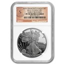 2012-S Proof American Silver Eagle PF-70 NGC (ER, 75th Anniv, SF)