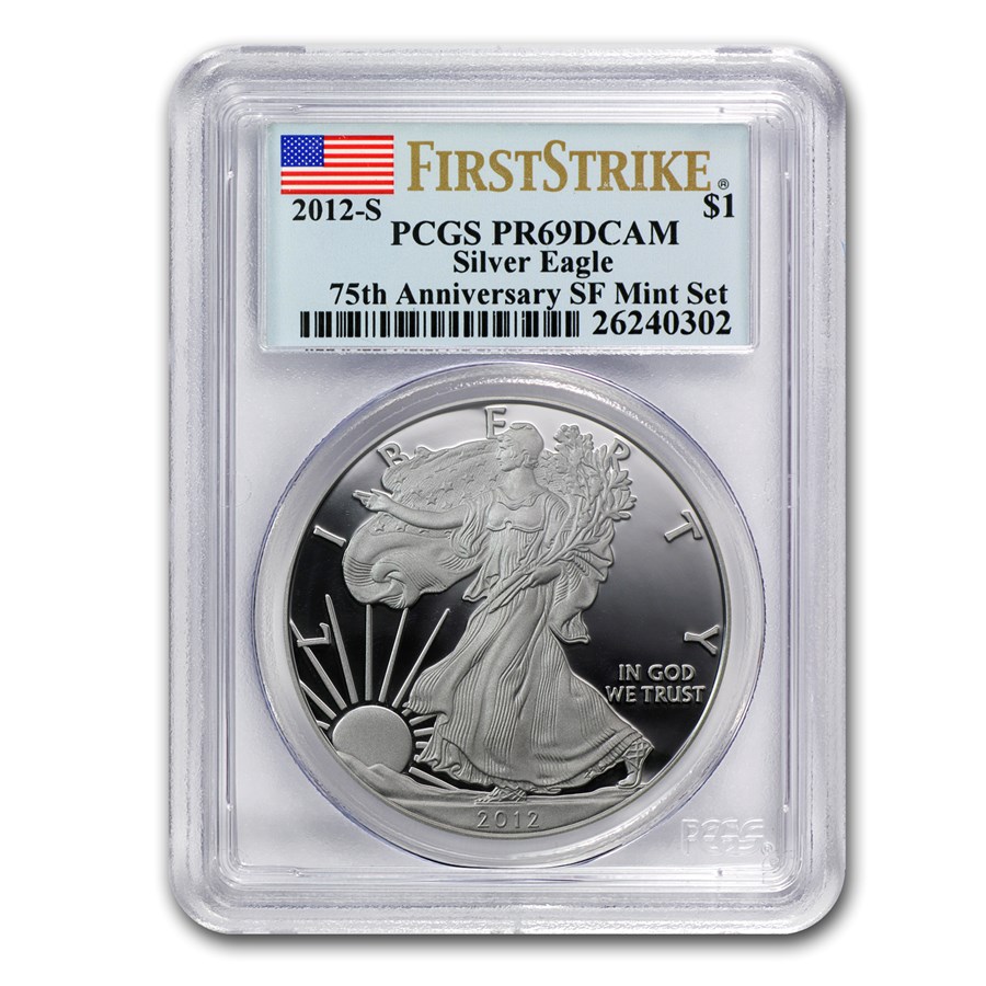 2012-S Proof American Silver Eagle PR-69 PCGS (FS, 75th Anniv)