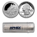 2012-S Quarter ATB Acadia 40-Coin Proof Roll (Silver)
