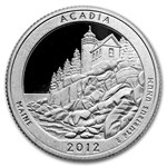 2012-S Quarter ATB Acadia (Silver) 40-Coin Proof Roll