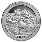 2012-S Quarter ATB Denali (Silver) 40-Coin Proof Roll