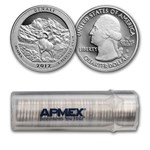 2012-S Quarter ATB Denali (Silver) 40-Coin Proof Roll