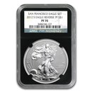 2012-S Reverse Proof American Silver Eagle PF-70 (Black Insert)