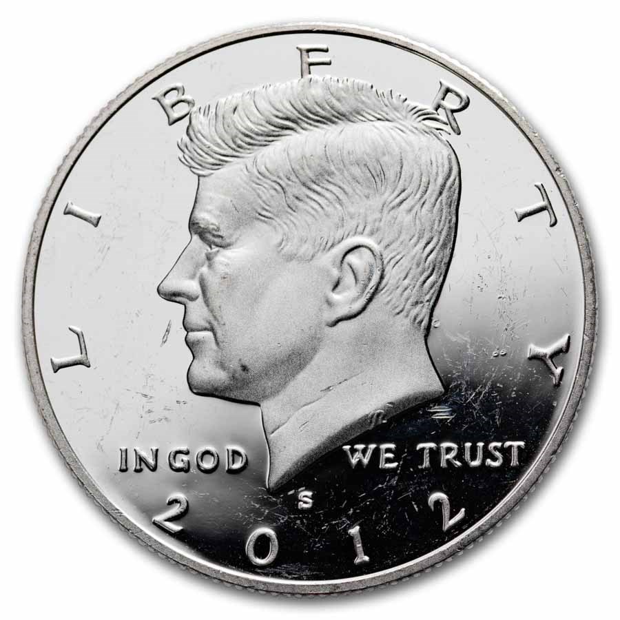 2012-S Silver Kennedy Half Dollar Gem Proof (Impaired)