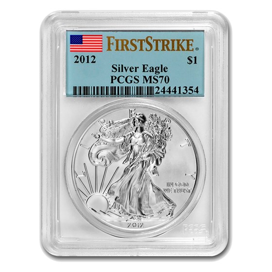 2012 Silver American Eagle MS-70 PCGS (FirstStrike®) 2012 Silver American Eagle MS-70 PCGS (FirstStrike®)