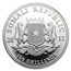 2012 Somalia 1 oz Silver Elephant BU