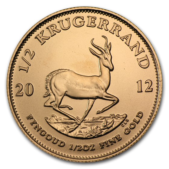 2012 South Africa 1/2 oz Gold Krugerrand 2012 South Africa 1/2 oz Gold Krugerrand