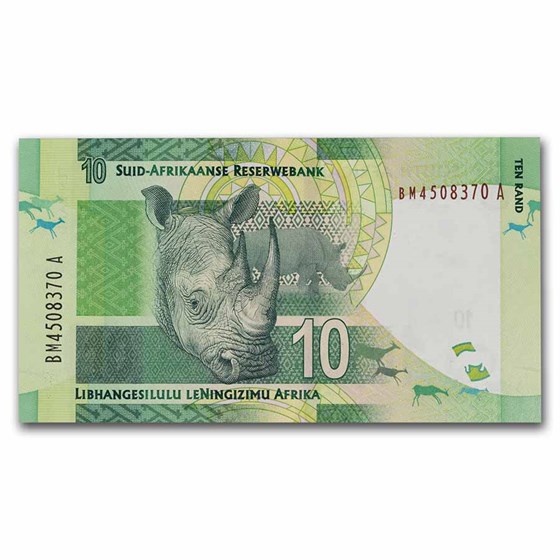 Buy 2012 South African Nelson Mandela 10 Rand Banknote | APMEX