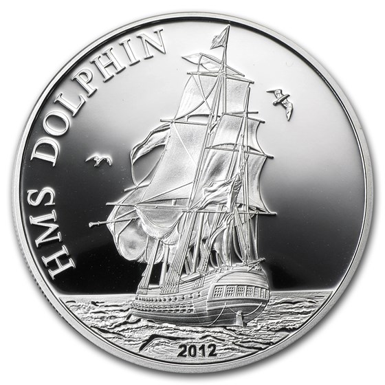 2012 Tokelau Proof Silver $5 HMS Dolphin 2012 Tokelau Proof Silver $5 HMS Dolphin