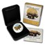 2012 Tuvalu 1 oz Silver Black Rhinoceros Proof